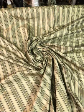 100% Silk Taffeta jaquard Stirpe 54&quot; wide         Sold by the yard