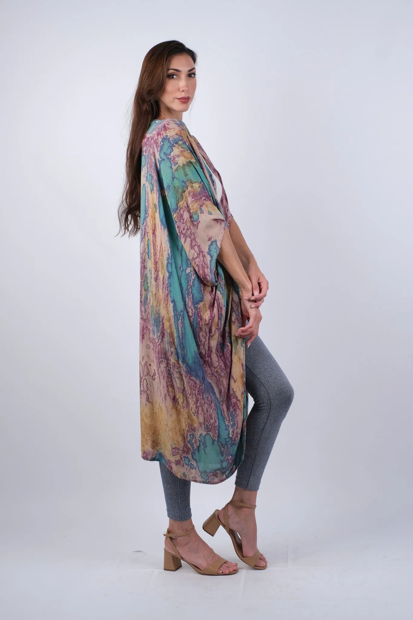 225048 Purple Haven Tie-Dye Cardigan
