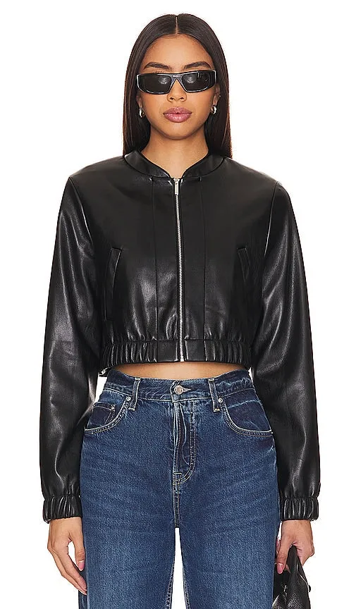Amanda Uprichard X Revolve Pratt Jacket in Black