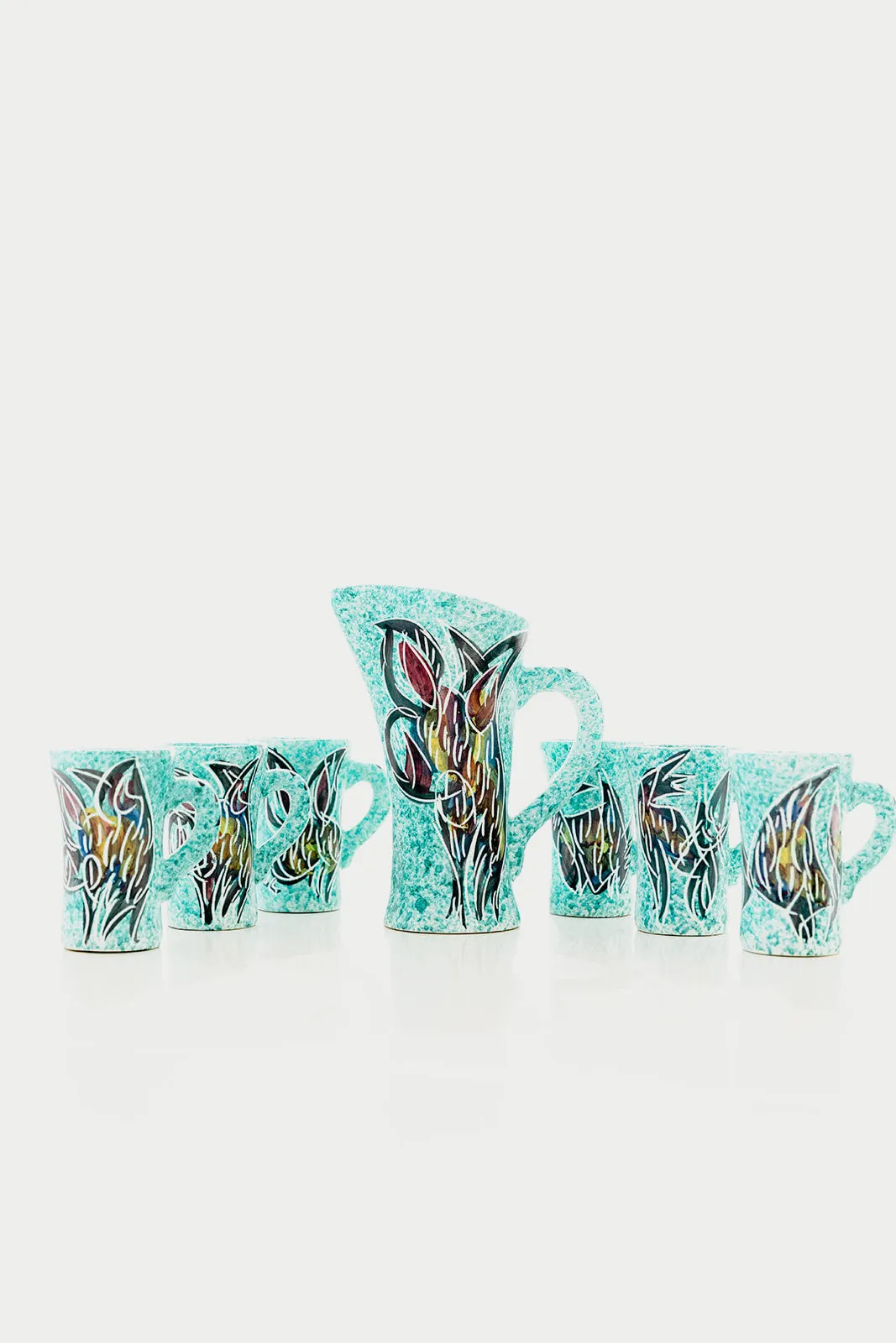 Blue Borty Fruit Juice Service Set