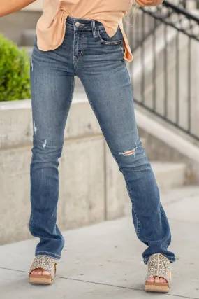 Brooklyn High Rise Skinny Bootcut Jeans