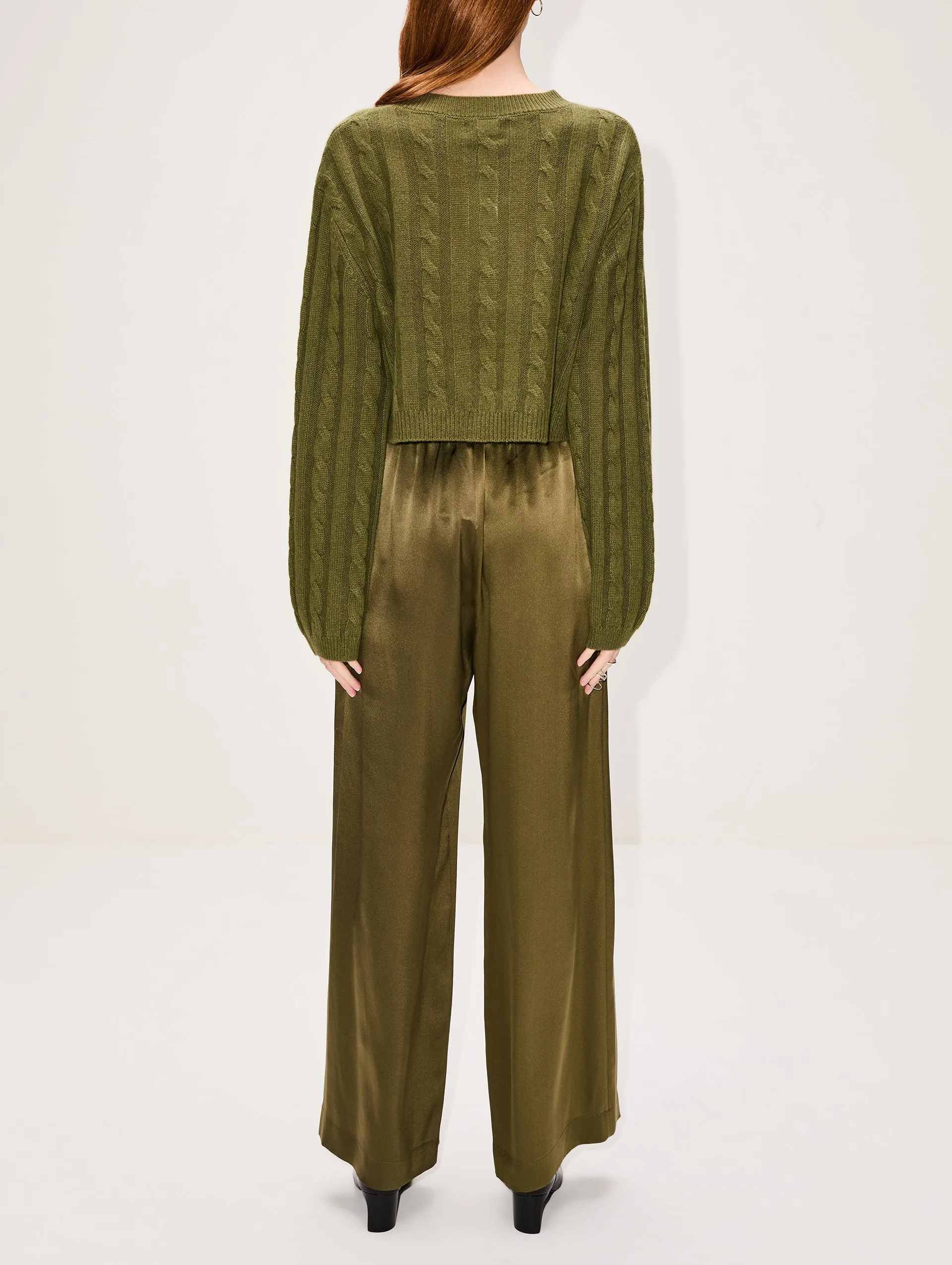 Brynn Wide Leg Pull On Pant