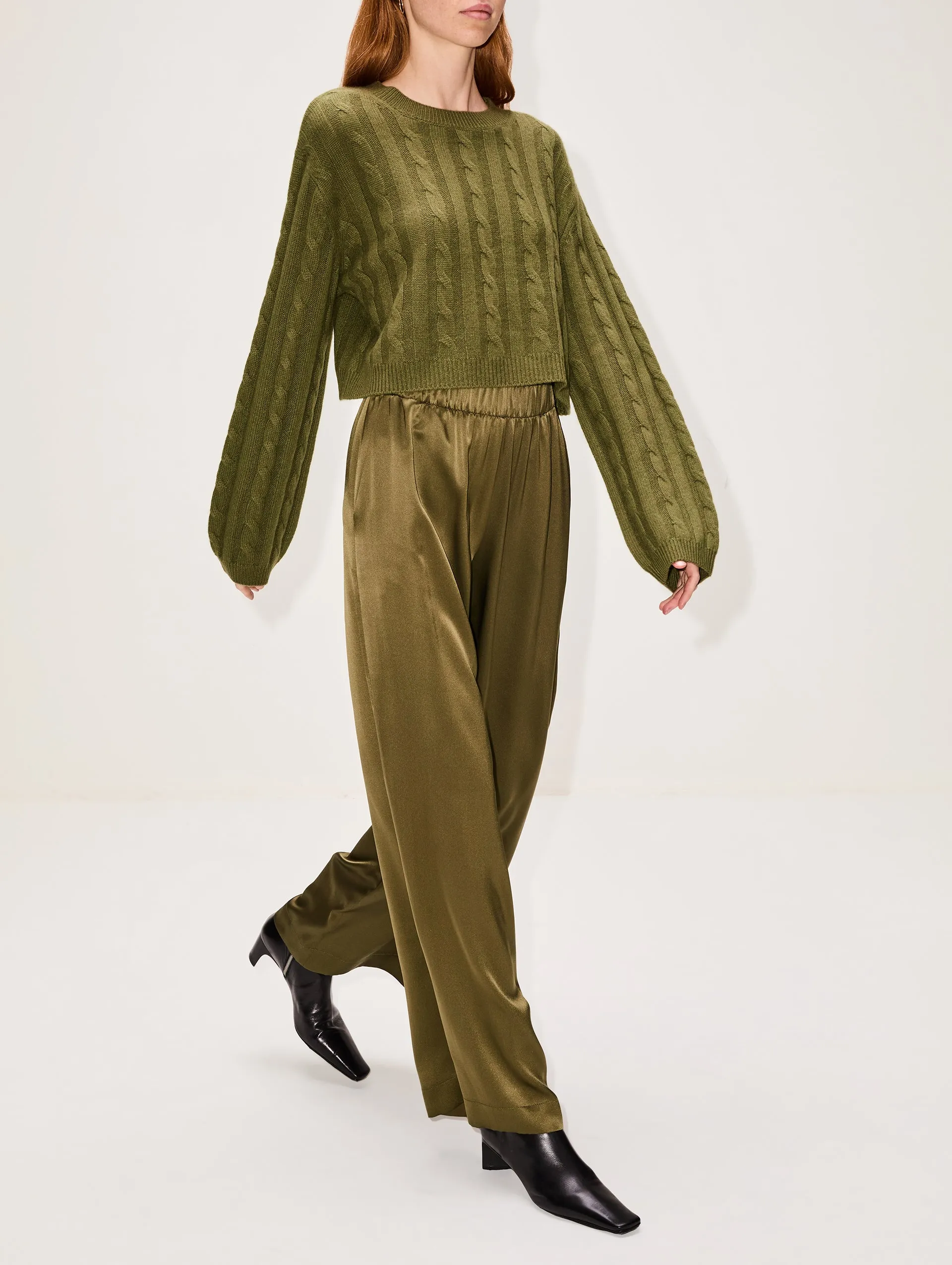 Brynn Wide Leg Pull On Pant