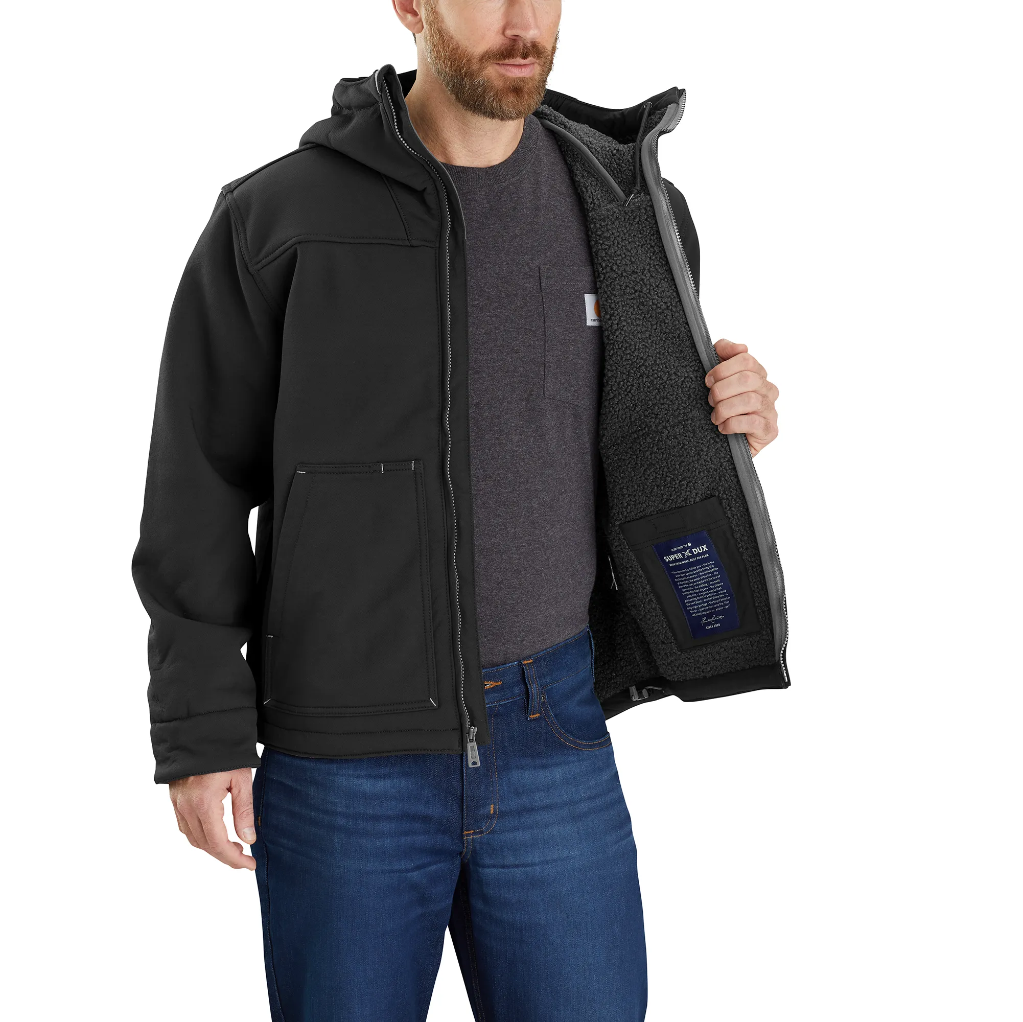 Carhartt Super Dux Sherpa Lined Active Jacket - Tall - Mens