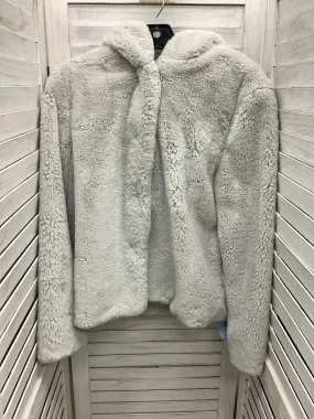 Coat Faux Fur & Sherpa By Simply Vera In Grey, Size: Xs