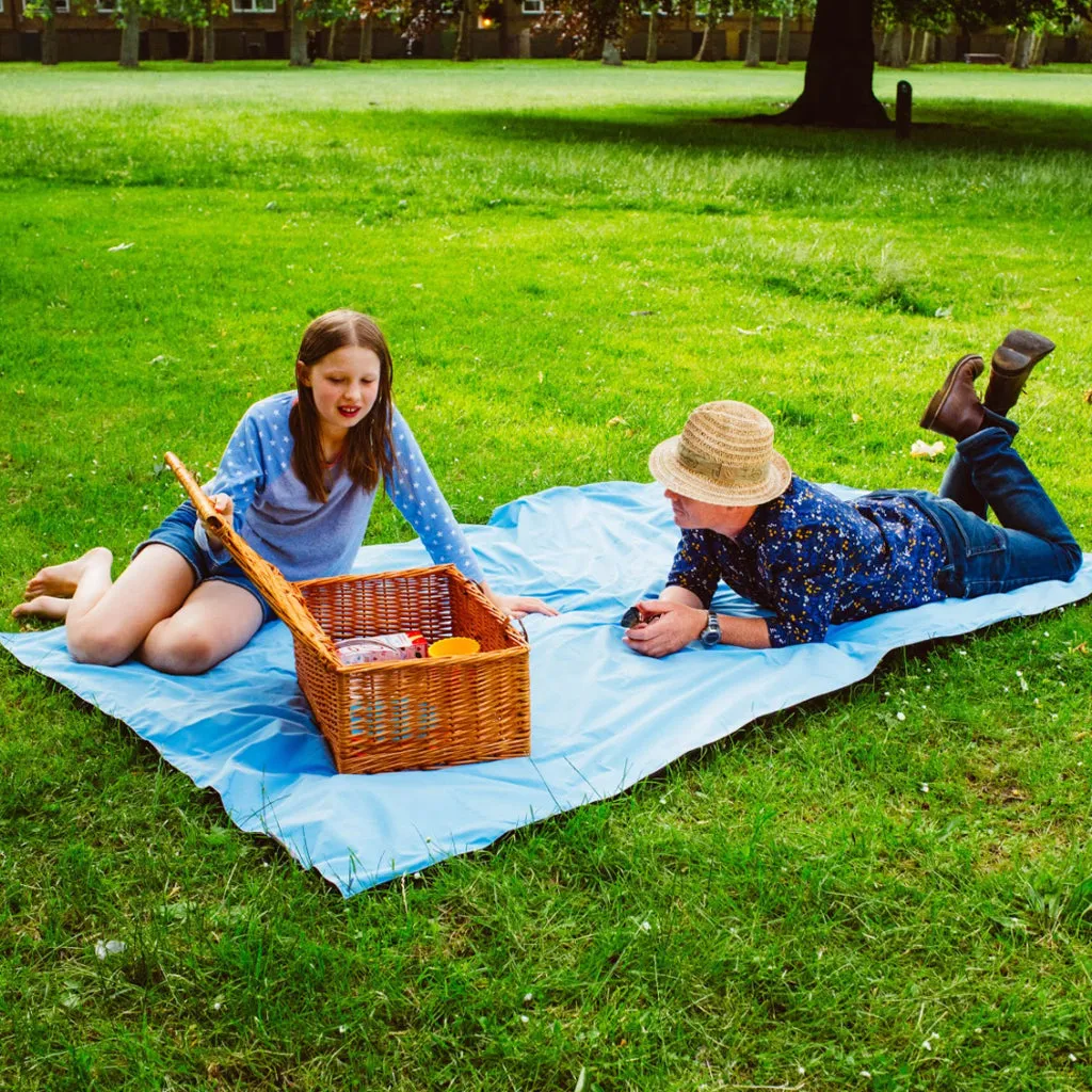 Colour Block Waterproof Picnic Blanket, XL