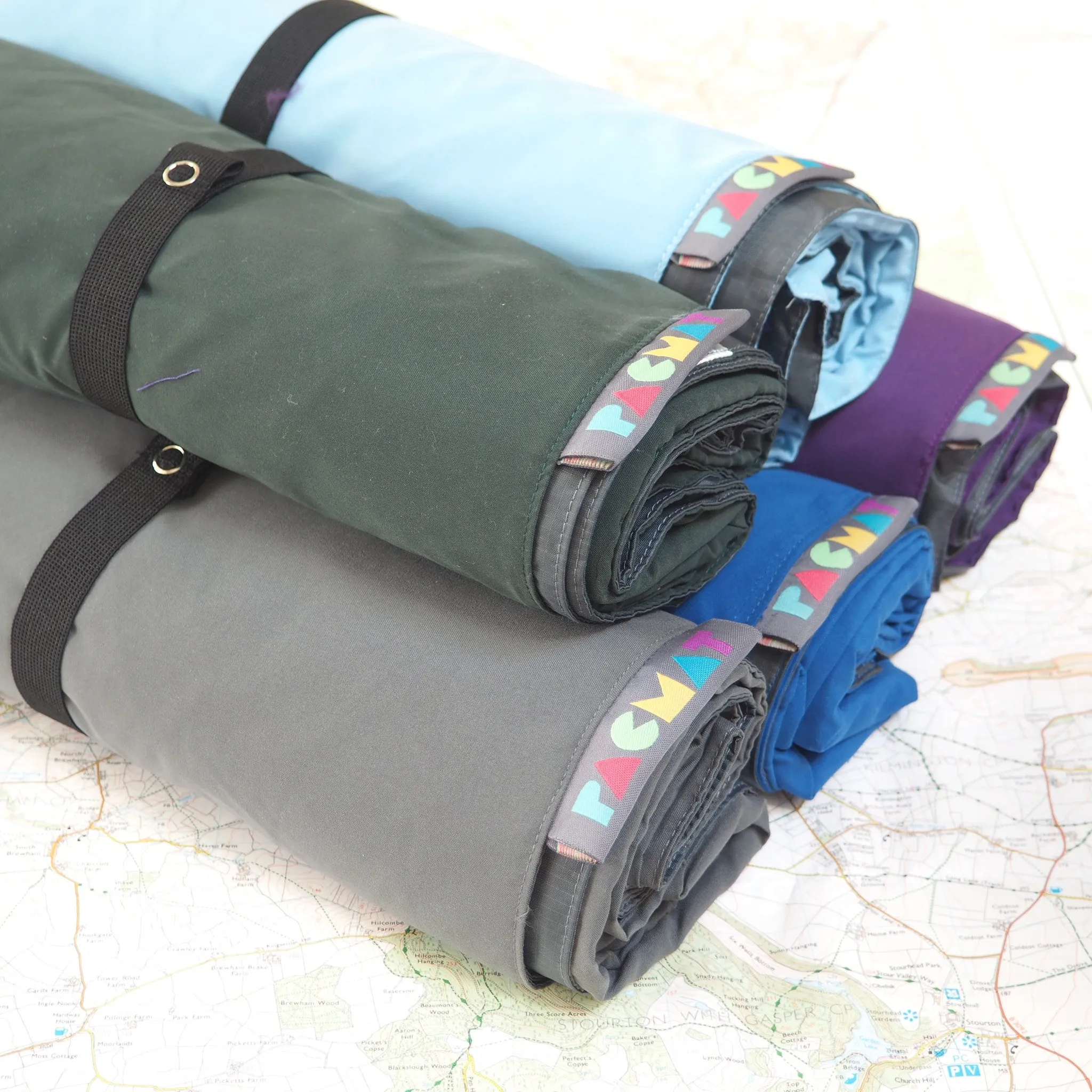 Colour Block Waterproof Picnic Blanket, XL