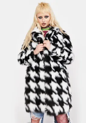 Conflict Of Interest Faux Fur Coat