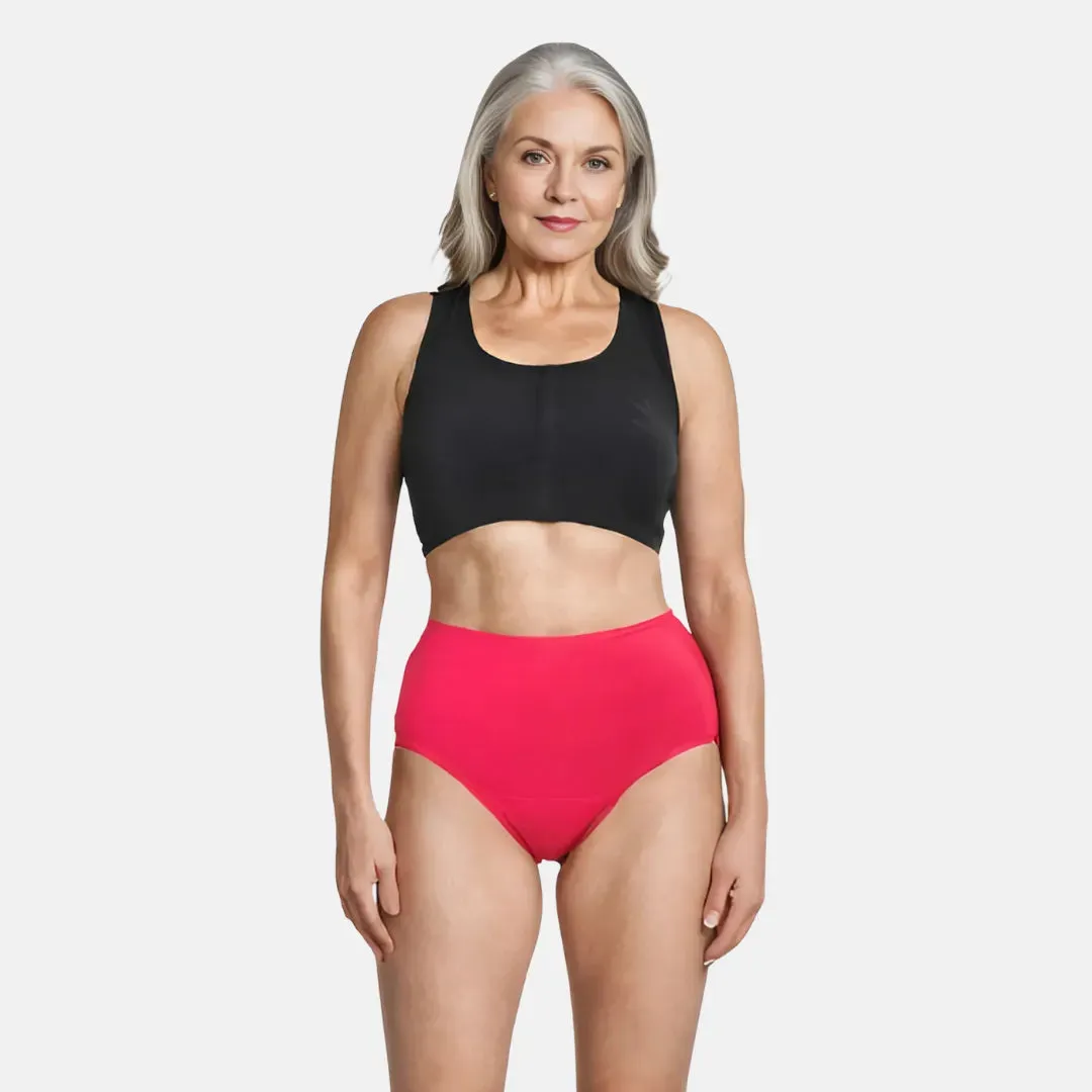 Cotton Panties For Elderly Women | High Waist | Brief Cut | Full Hip & Back Coverage | Offers Belly & Back Support | Flattens Belly & Covers Muffin Top | Friction & Rash Free