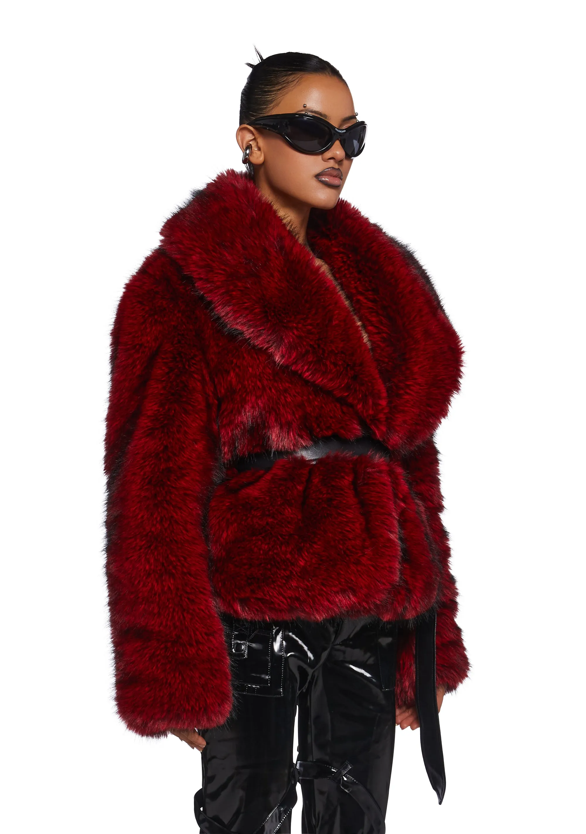 Diatonic Faux Fur Coat