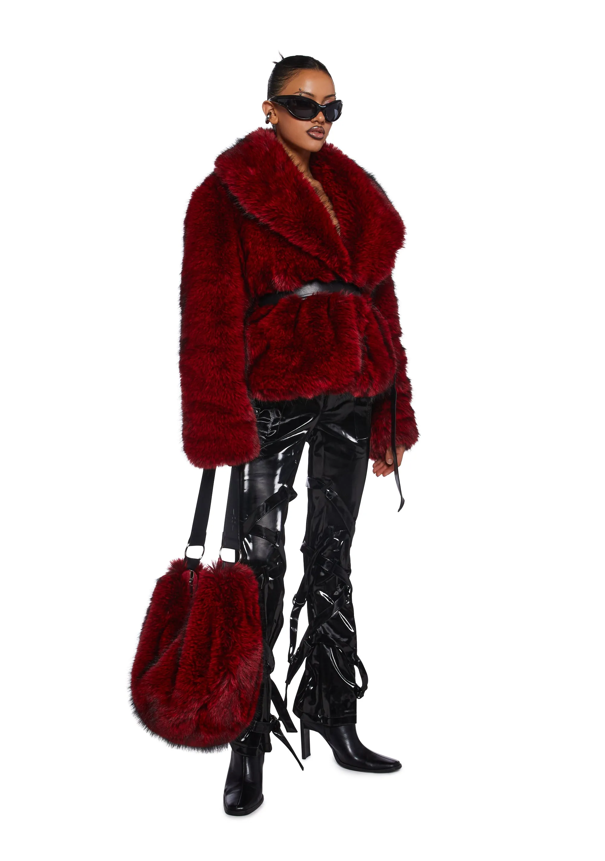Diatonic Faux Fur Coat