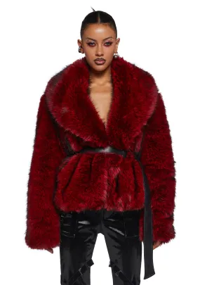 Diatonic Faux Fur Coat