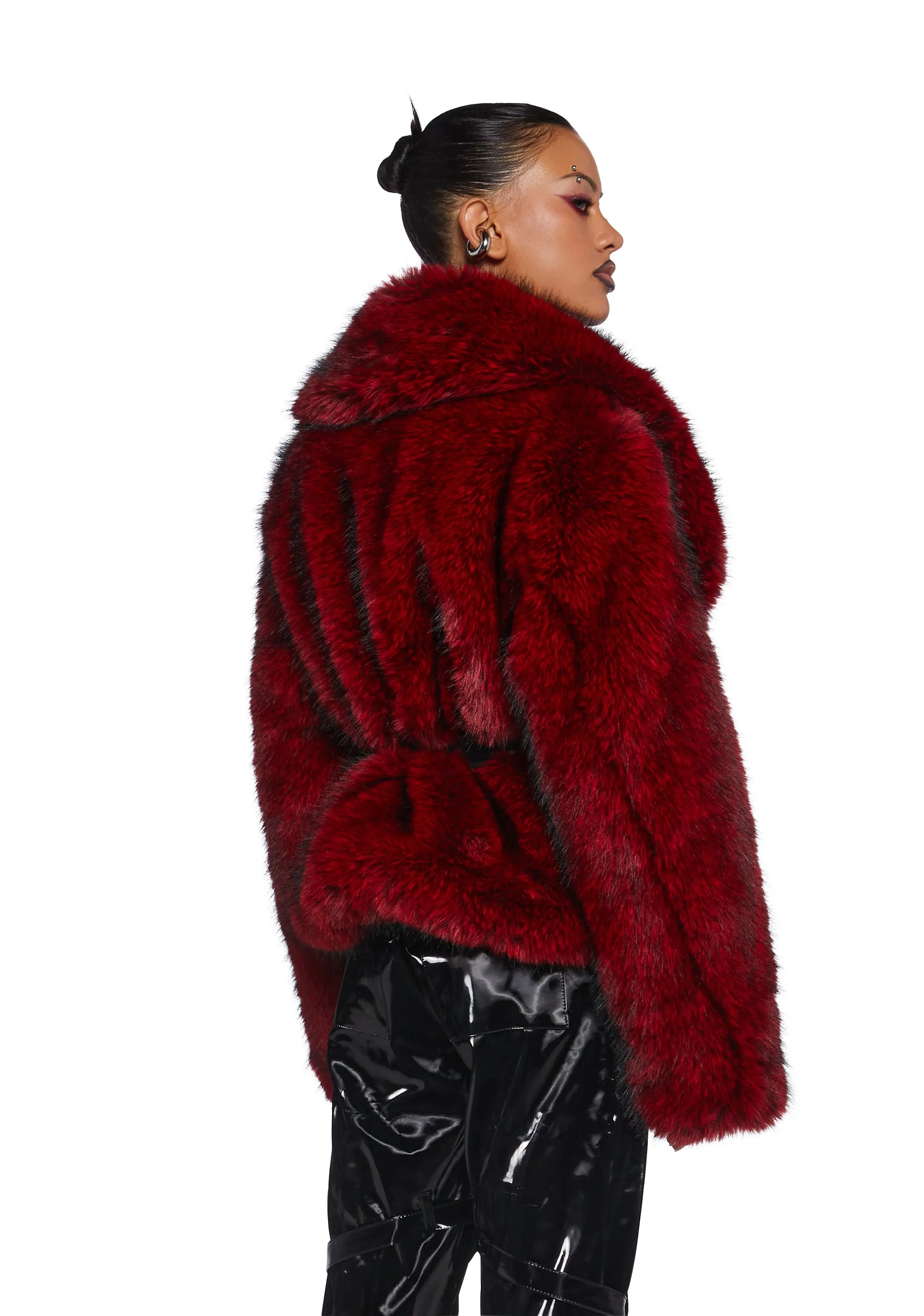 Diatonic Faux Fur Coat