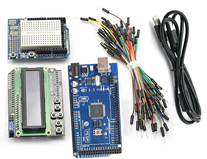 [Discontinued] Mega2560 Prototype Kit 1602 LCD Keypad Prototype Shield