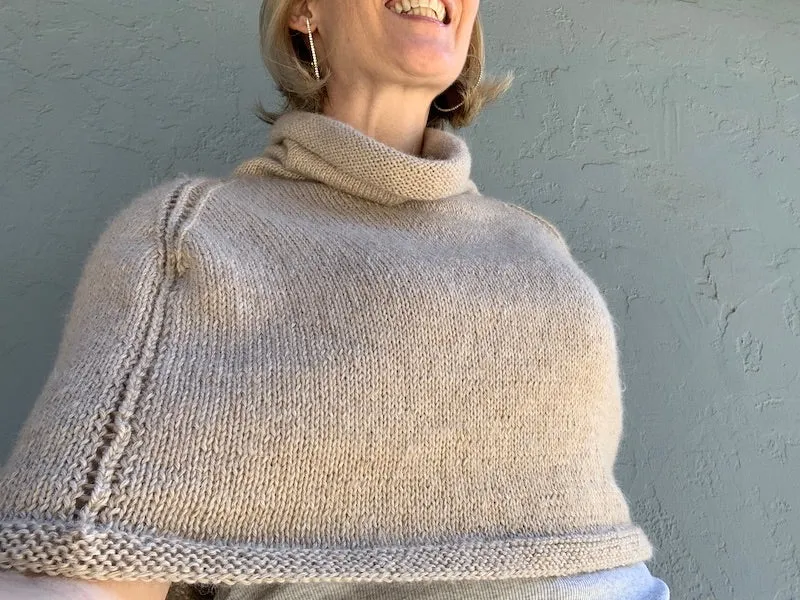 Egalité Poncho Knitting Kit | Stargazer & Knitting Pattern