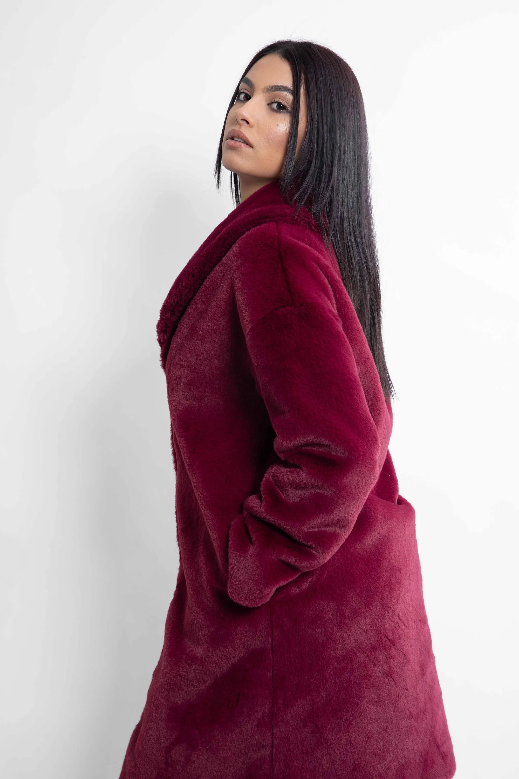 Faux fur coat | ANNA