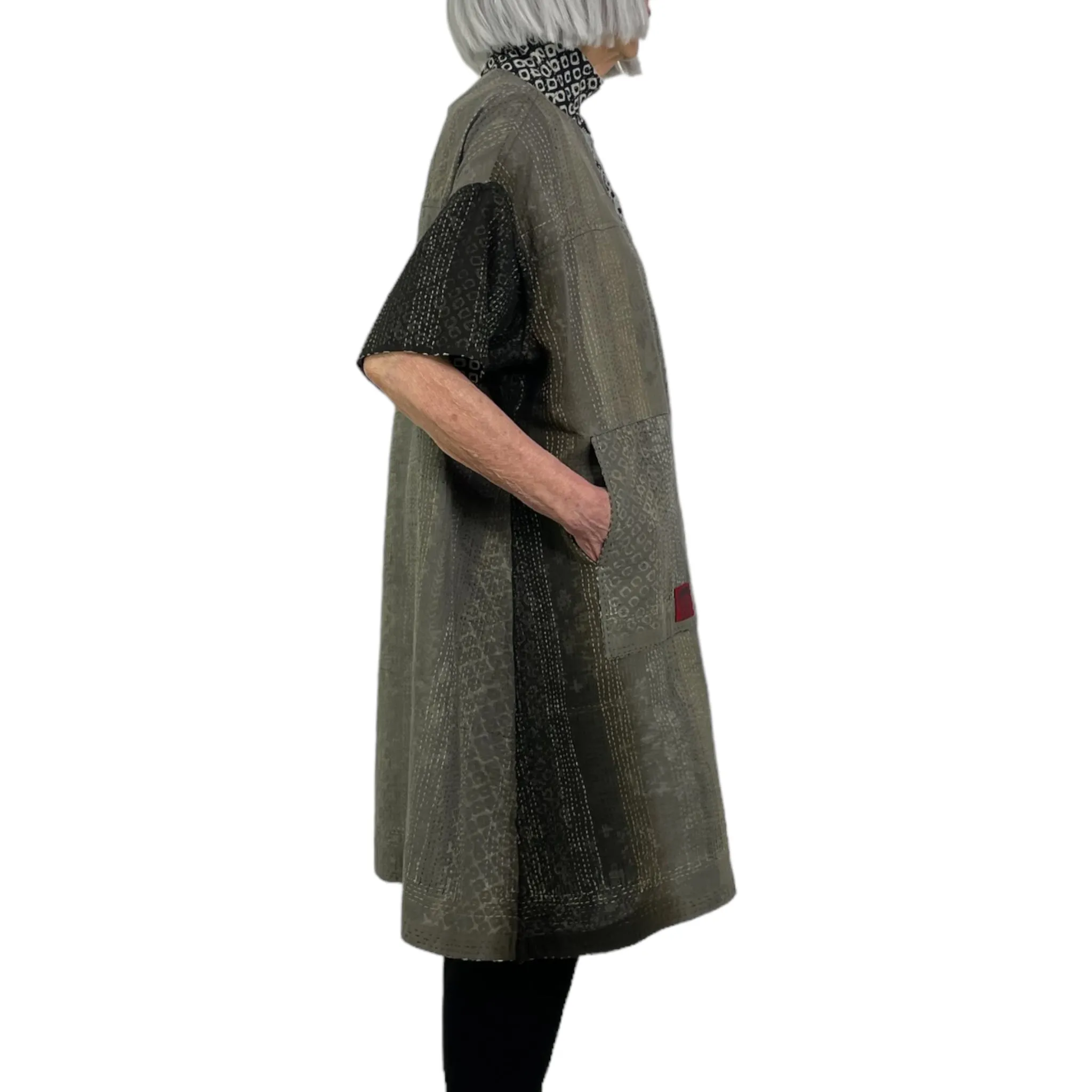 HALF SLEEVE SHIRTDRESS