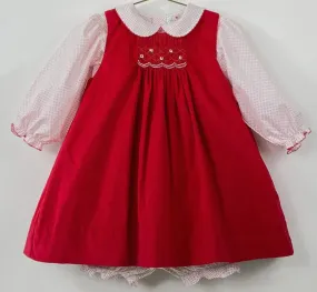 Holiday Smocked Insert Jumper