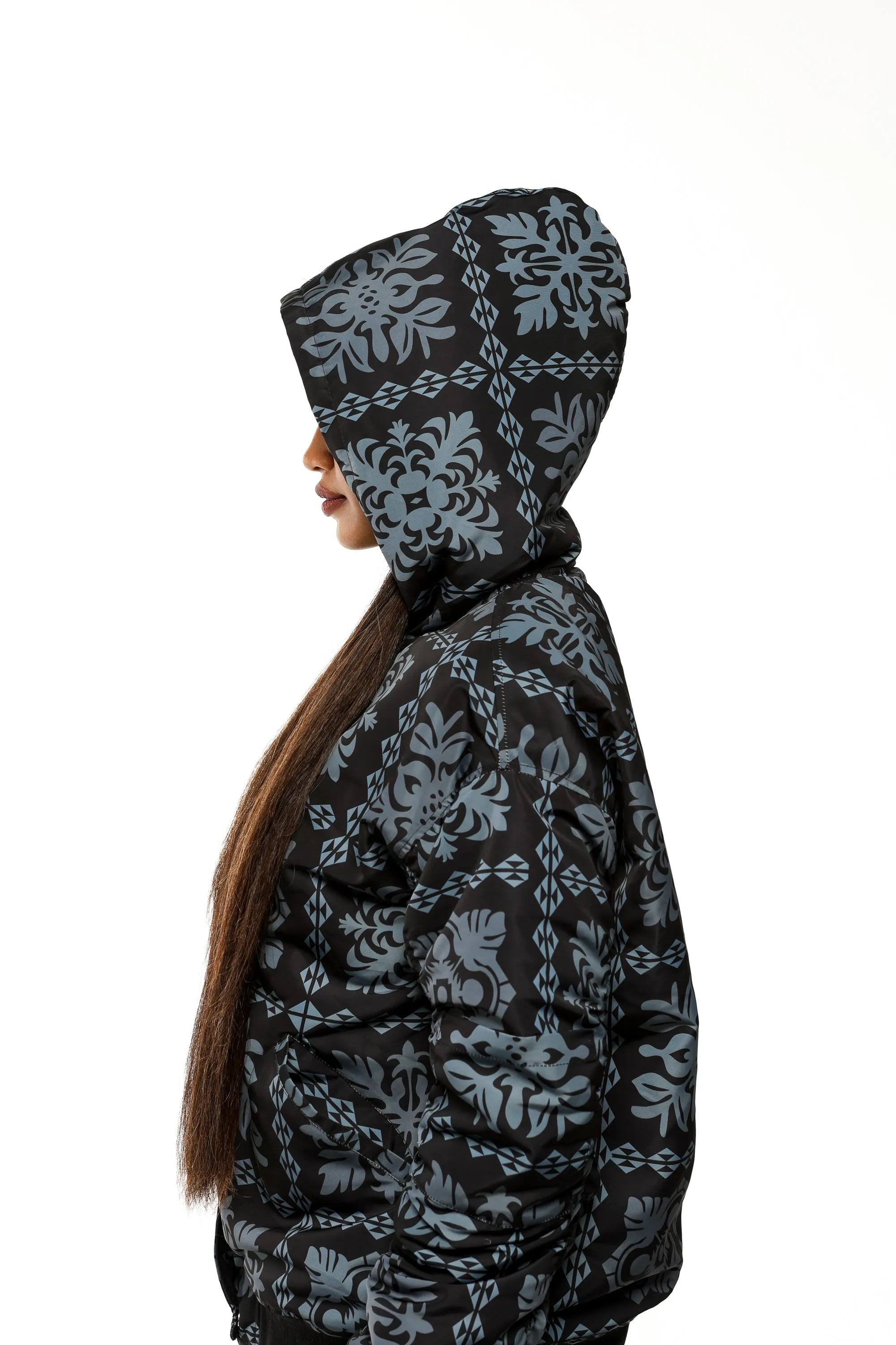 Hoodie Bomber | Tribal Quilt