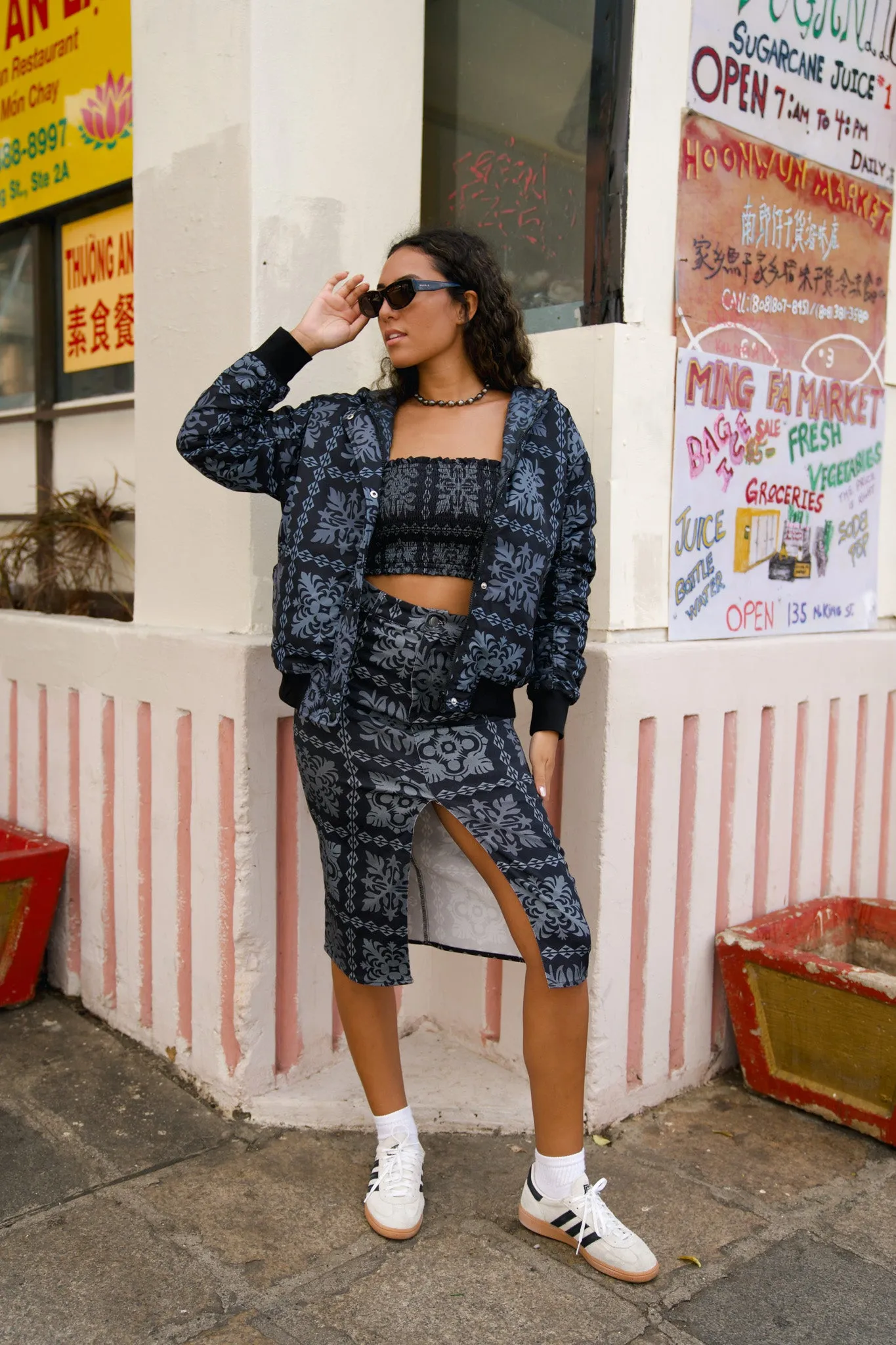 Hoodie Bomber | Tribal Quilt