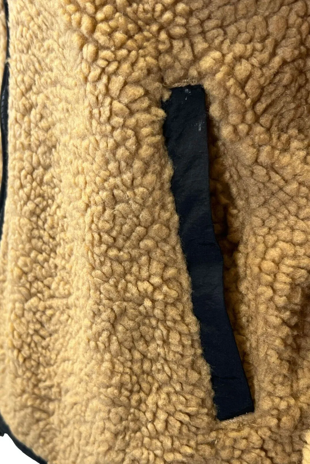 Jack & Jones Men's Brown Jacket Authentic Sherpa Teddy Fleece (S05)