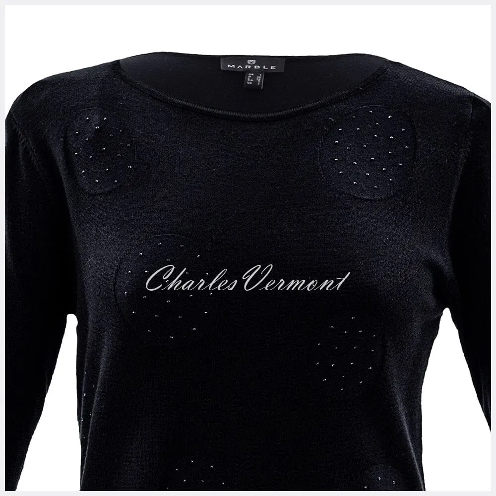 Marble Sweater – Style 5833-101 (Black)