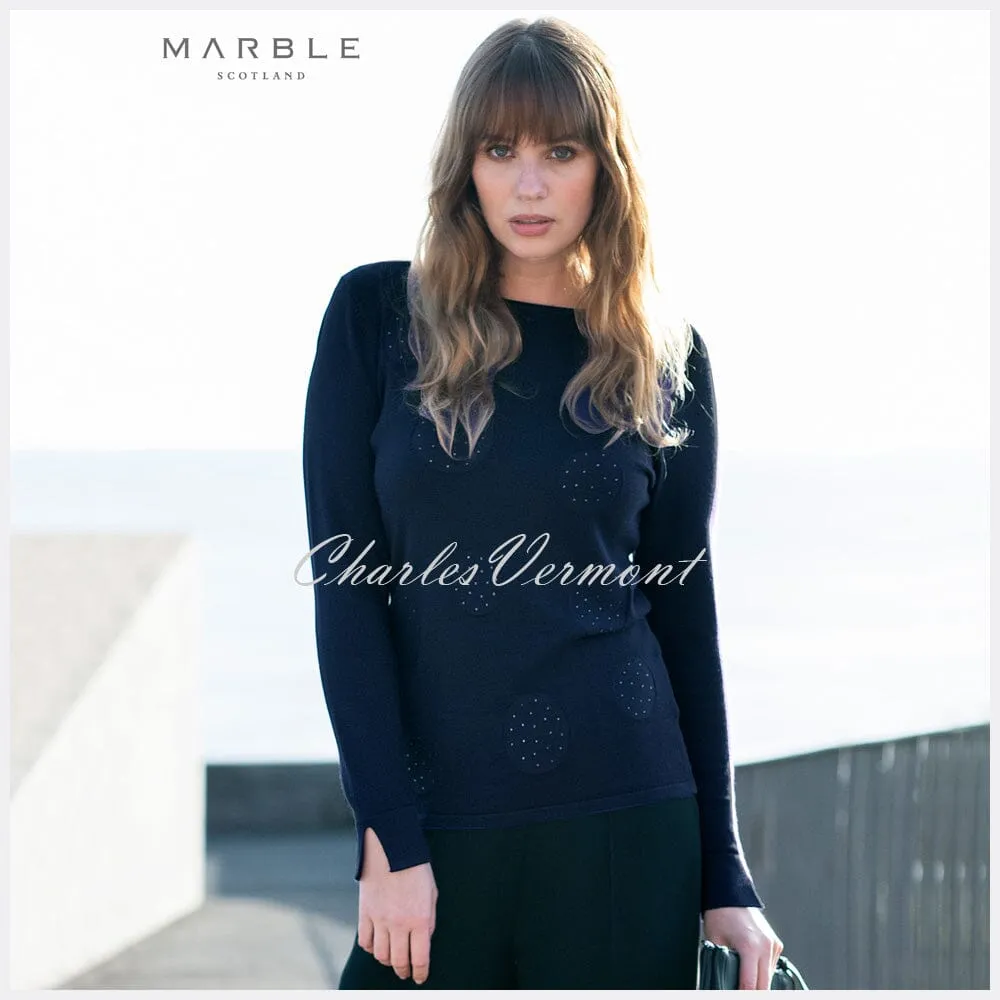 Marble Sweater – Style 5833-103 (Navy)