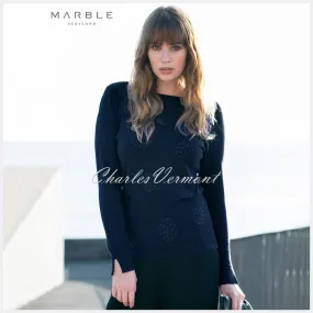 Marble Sweater – Style 5833-103 (Navy)