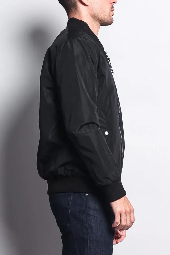 Men's Lightweight Bomber Flight Jacket
