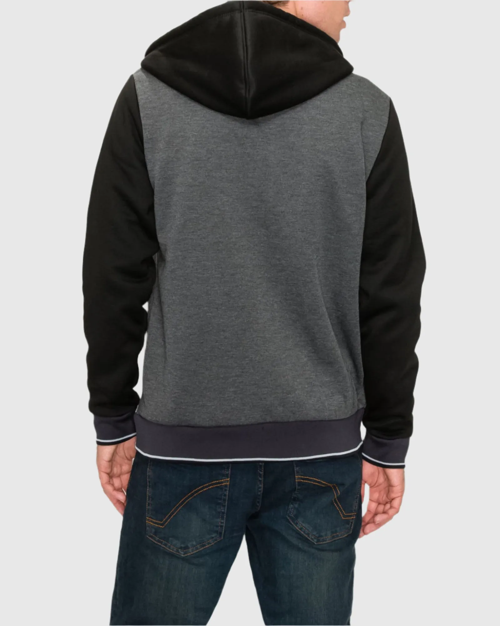 MEN'S VALUE VARSITY FLEECE SHERPA LINED JACKET
