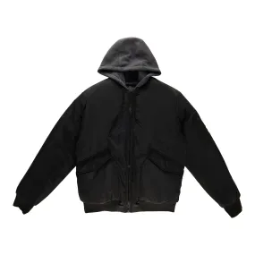 Mountain Ridge Men's Hooded Aviator Bomber Jacket