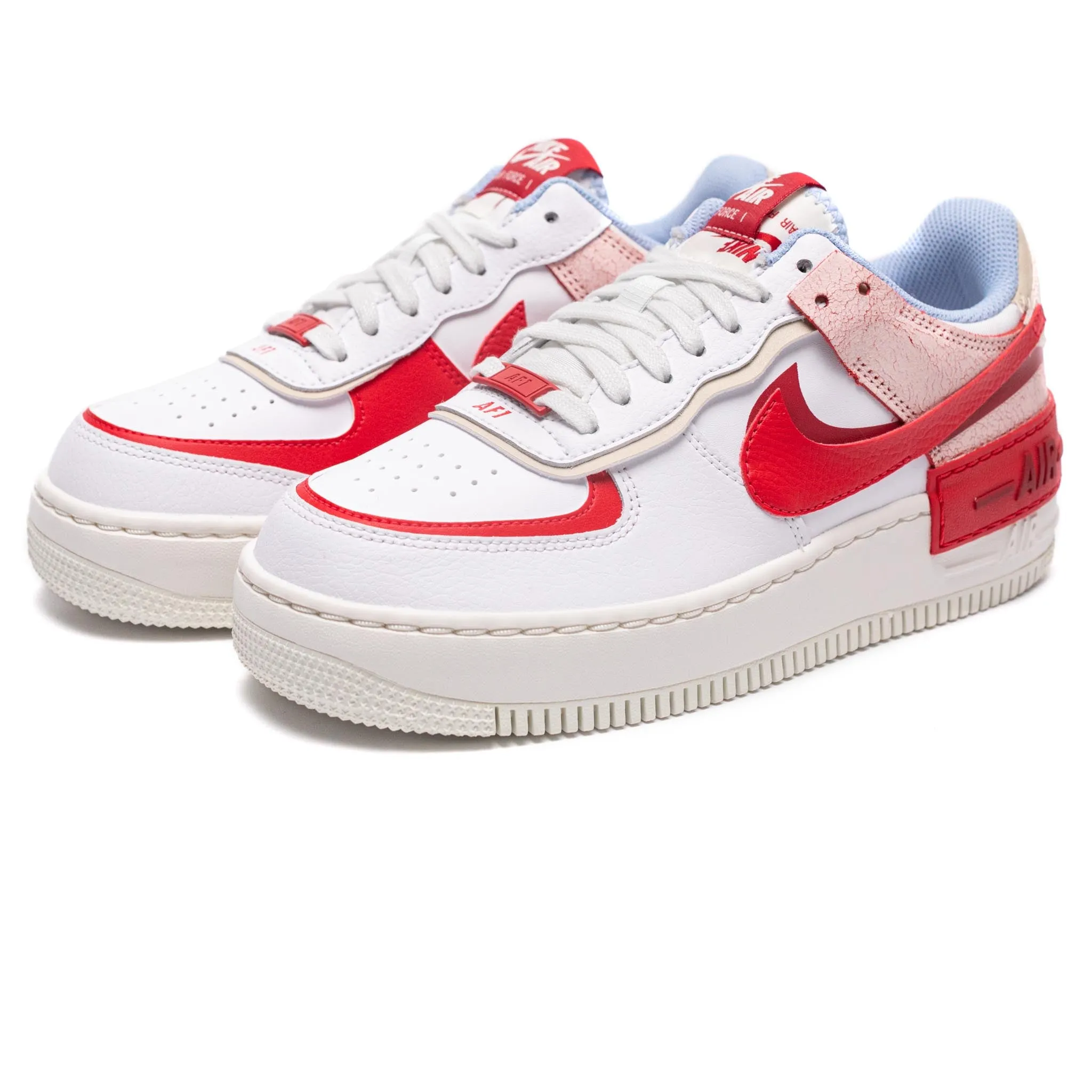 Nike Air Force 1 Shadow 'Summit White/University Red'