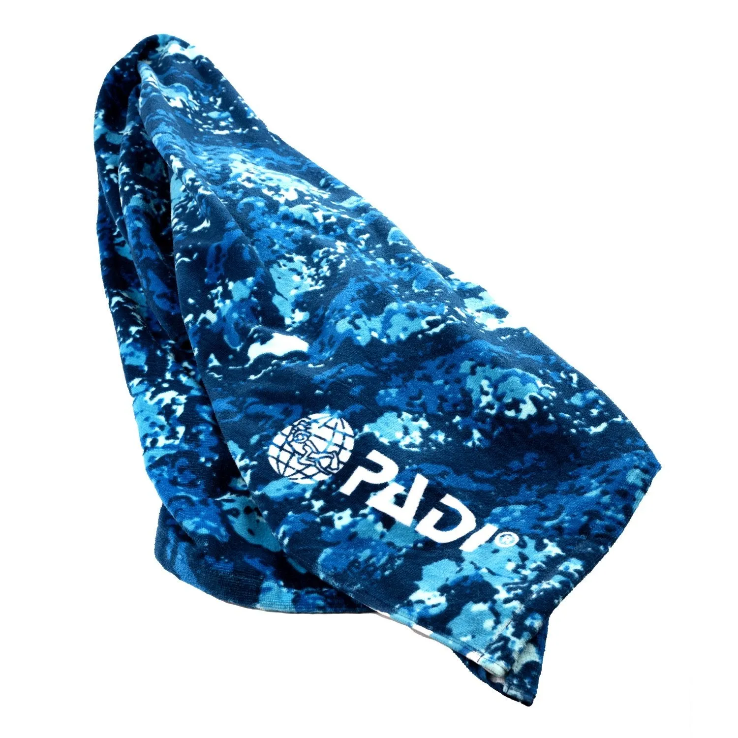 PADI X LEUS Ocean Blue Camo Eco-friendly Towel
