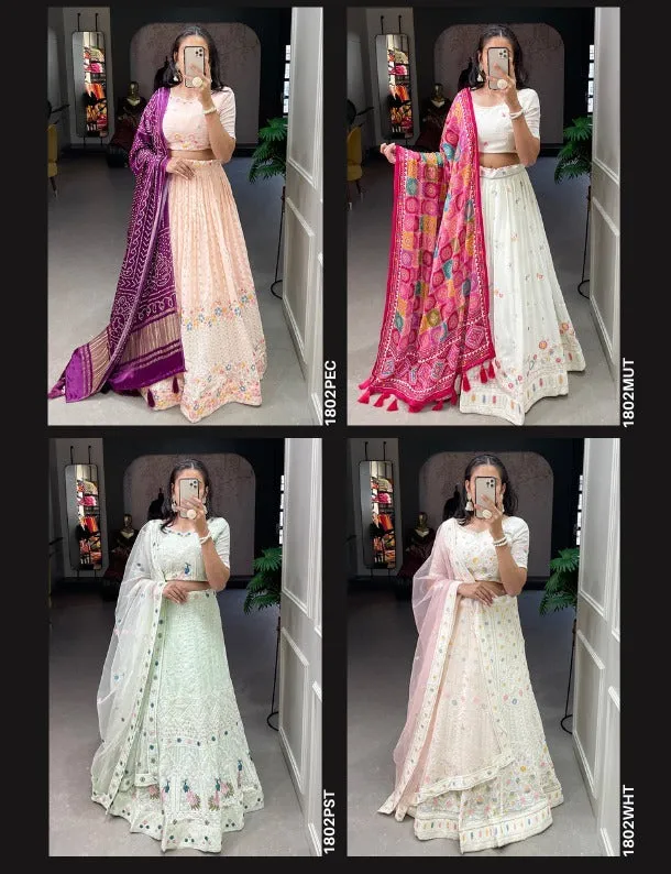 Party Wear Gaji Silk Lehenga Choli