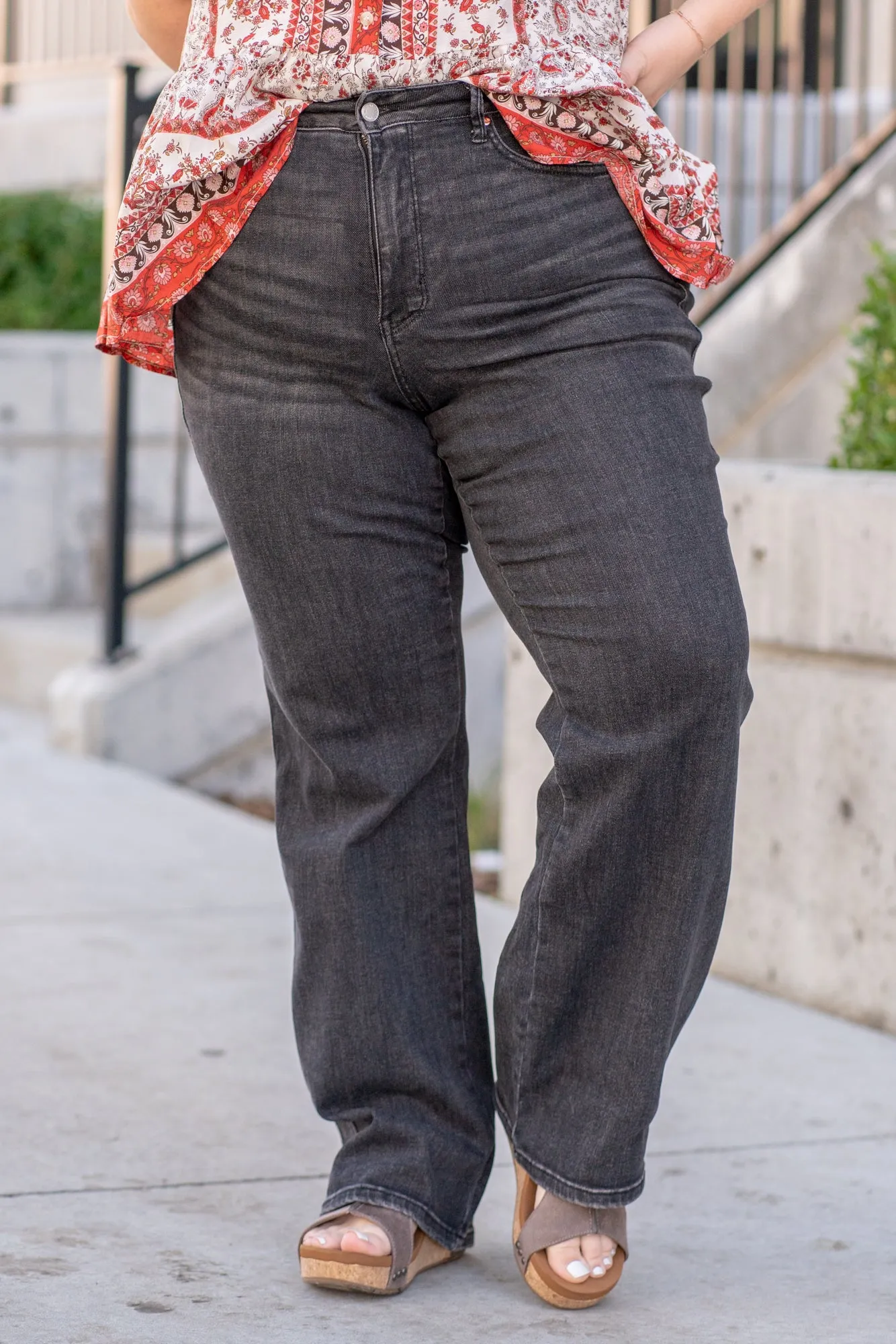 Plus Size Kenner High Rise Tummy Control Straight