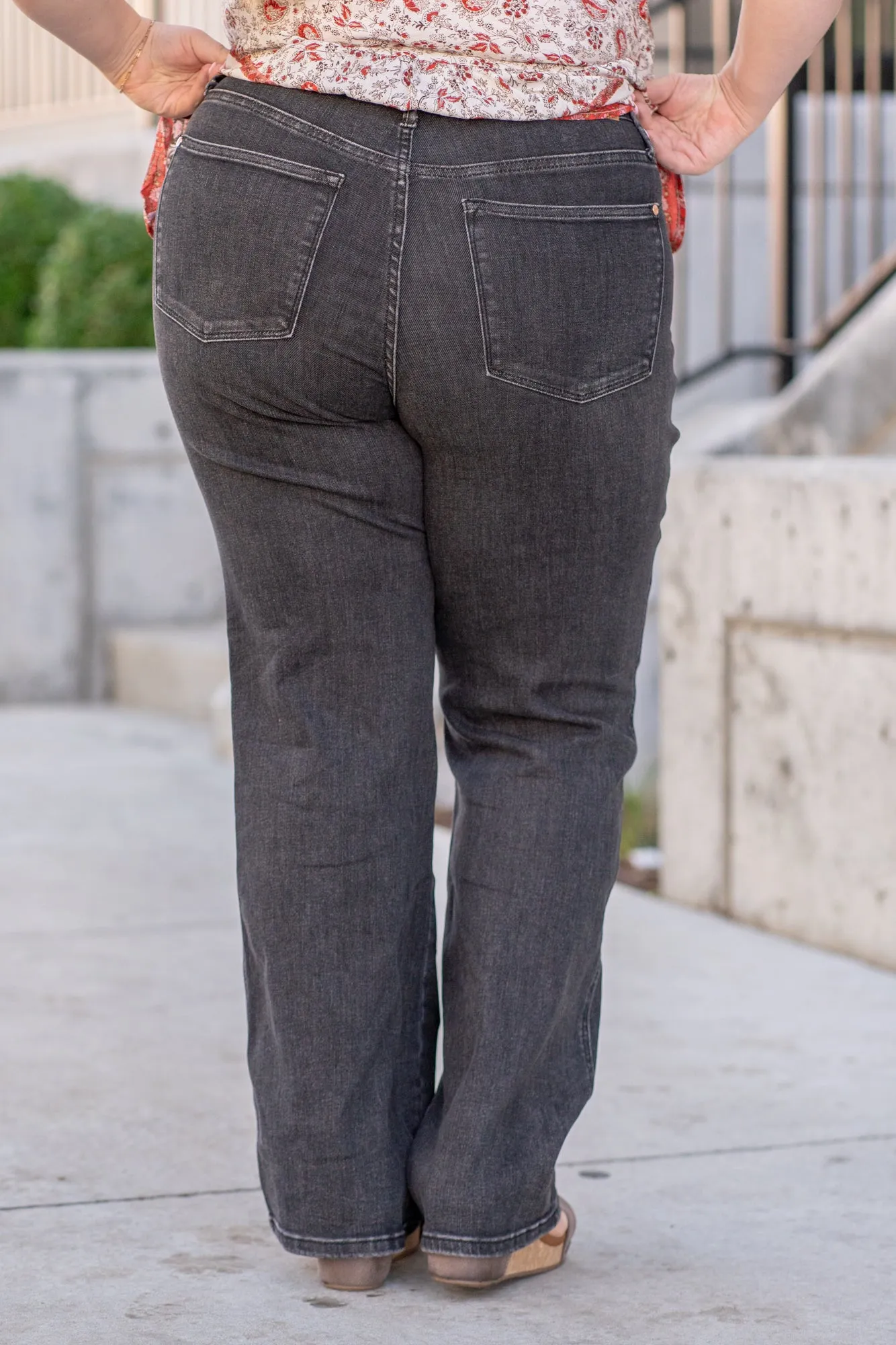 Plus Size Kenner High Rise Tummy Control Straight