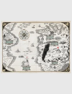 Shadow and Bone The Map Throw Blanket
