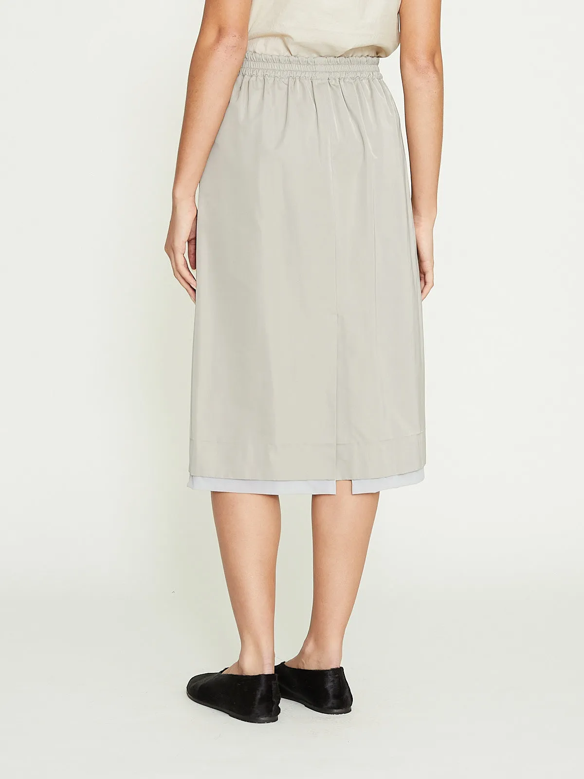 Short Skirt in Slate Grey