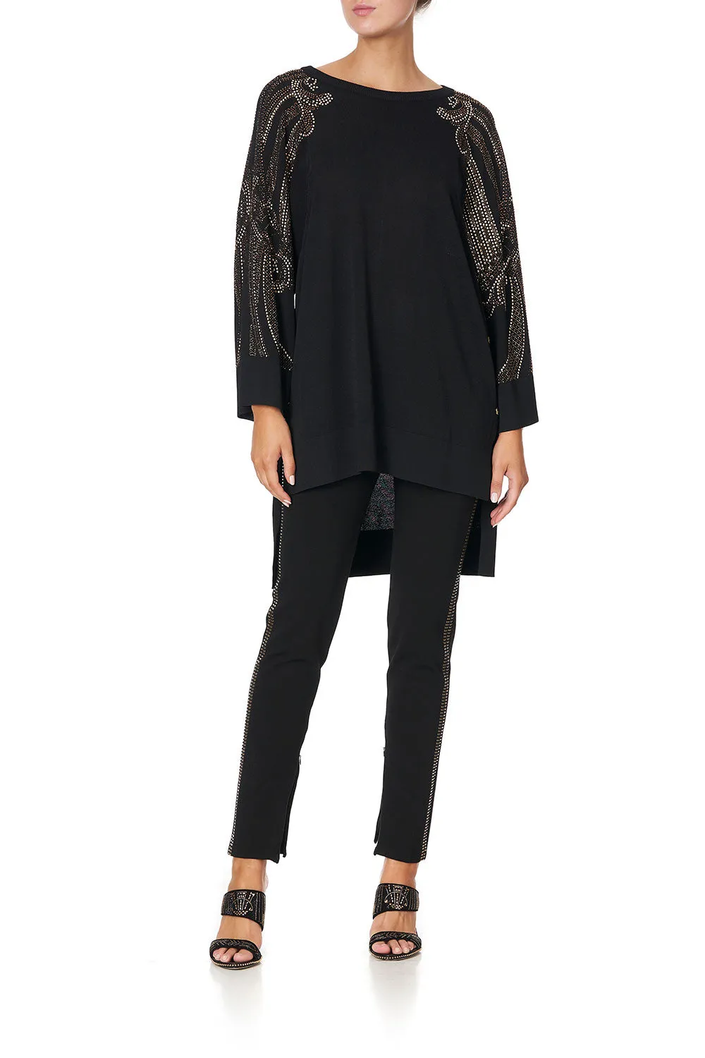 SIDE SPLIT KNIT BELLE OF THE BAROQUE