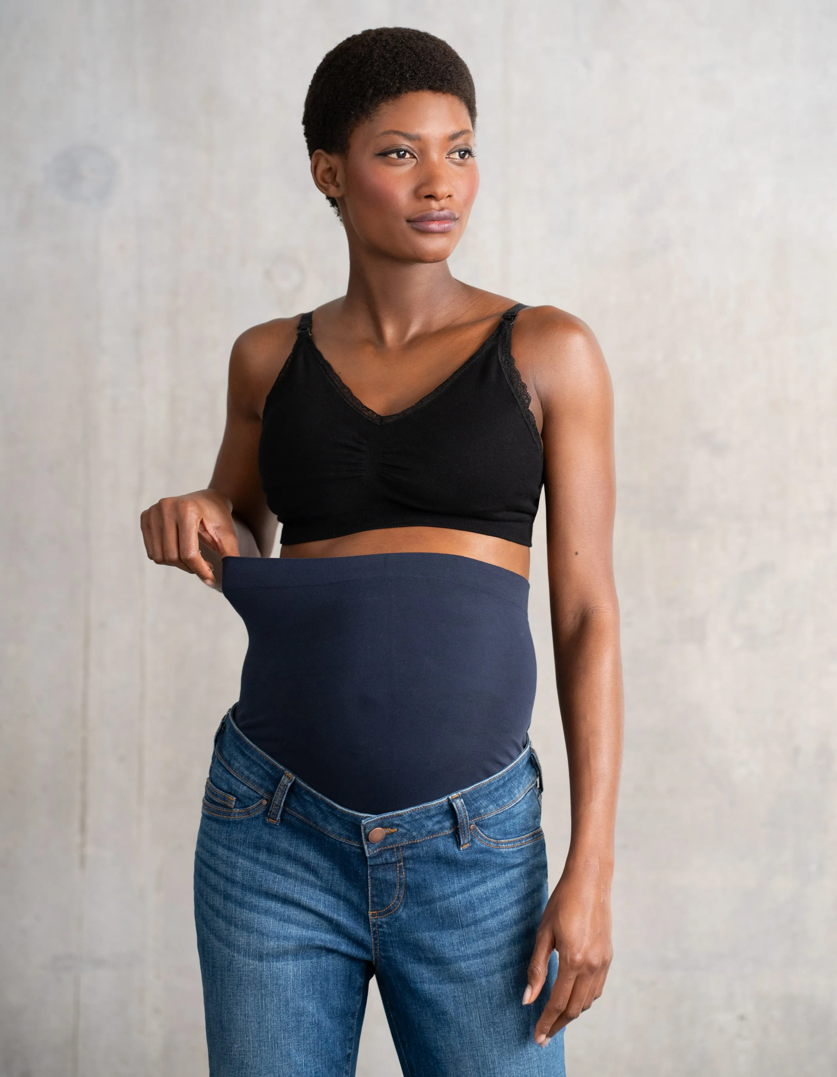 Slim-Leg Over Bump Maternity Jeans