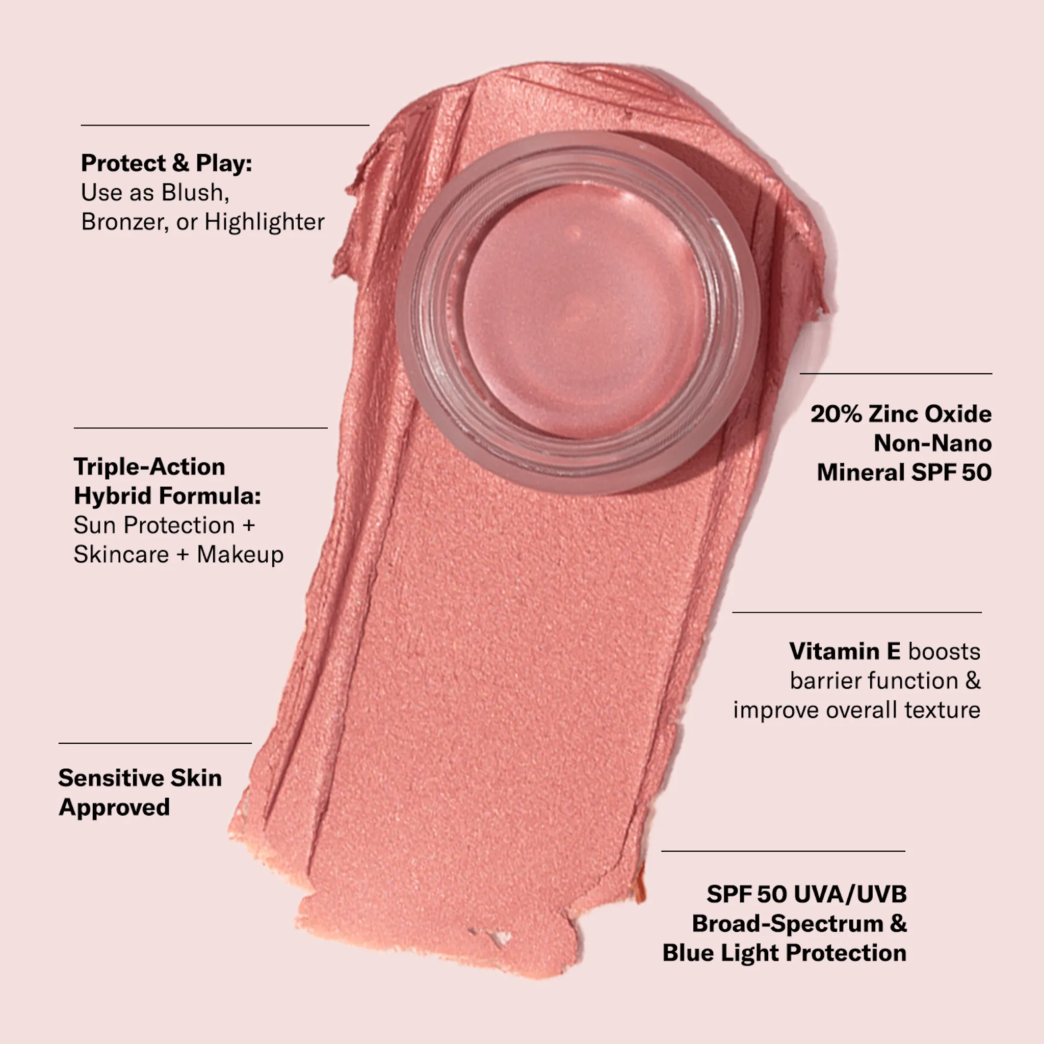 SPF 50 Color Balm