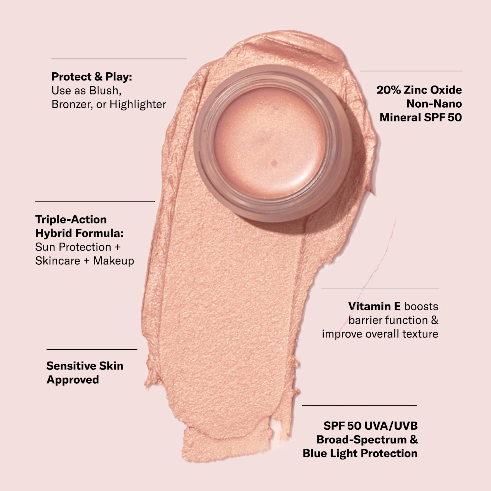 SPF 50 Color Balm