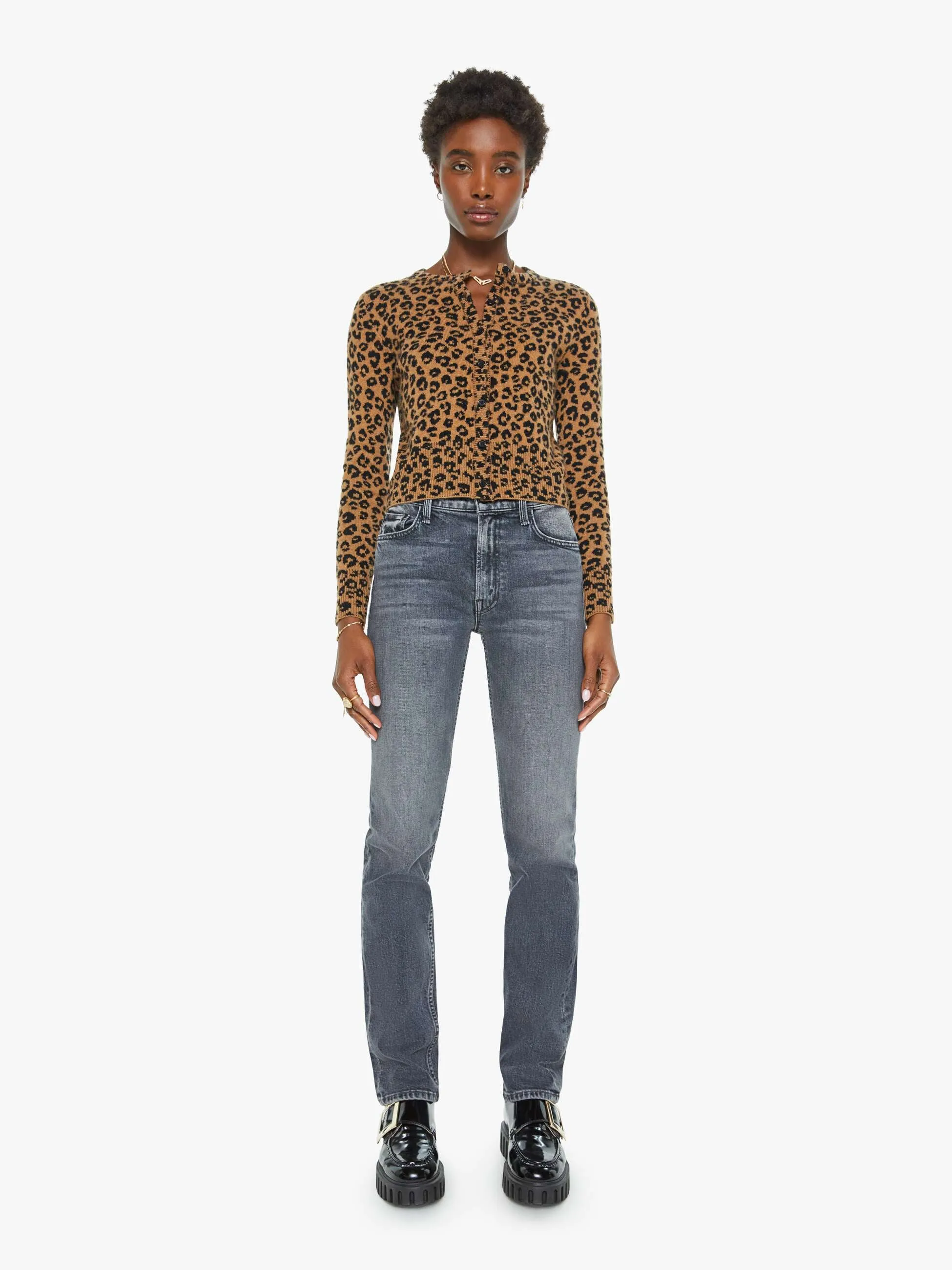SPRWMN Baby Cardigan - Leopard