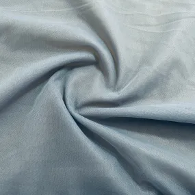 Steel Grey Solid Net Fabric