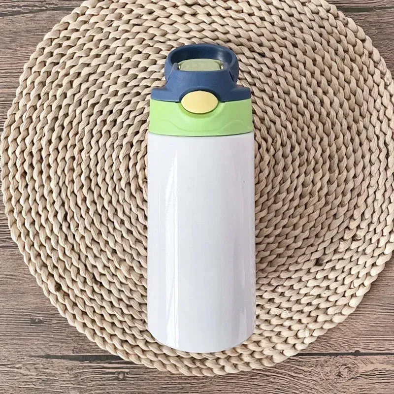 Straight Sippy Cup Flip Top Kids Bottle