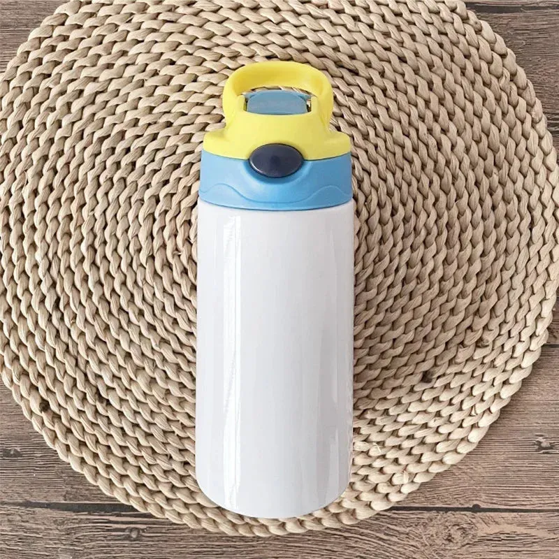 Straight Sippy Cup Flip Top Kids Bottle