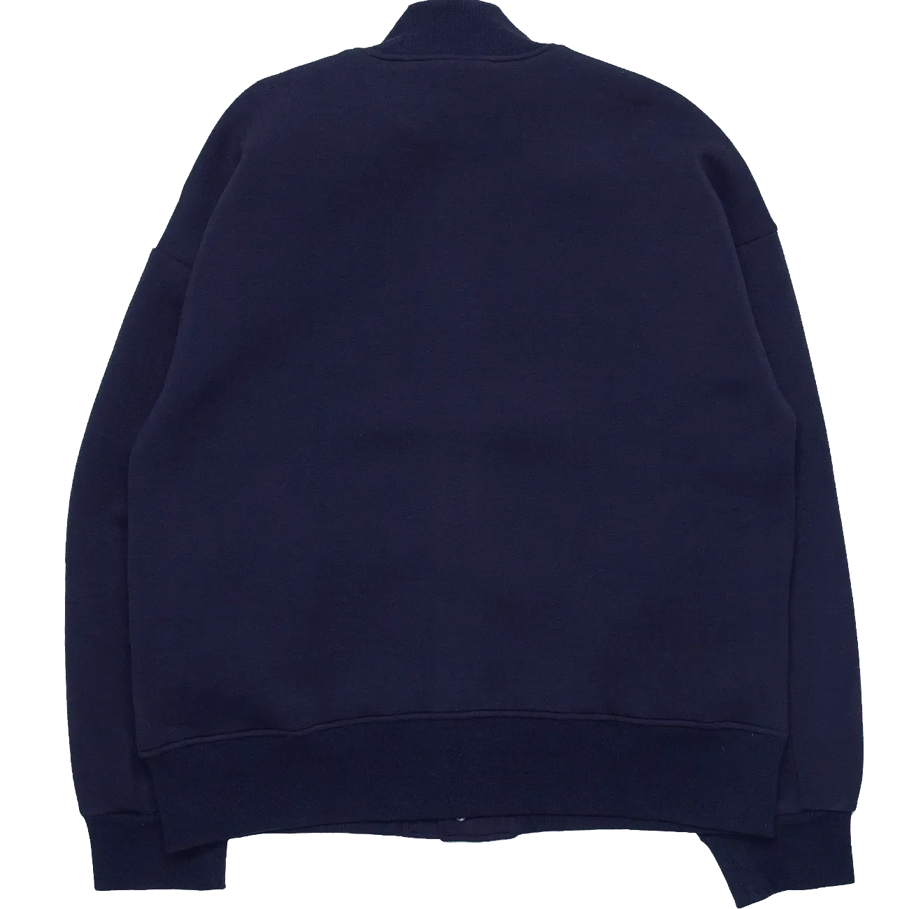 Tech Knit Stadium Jacket - Double Navy