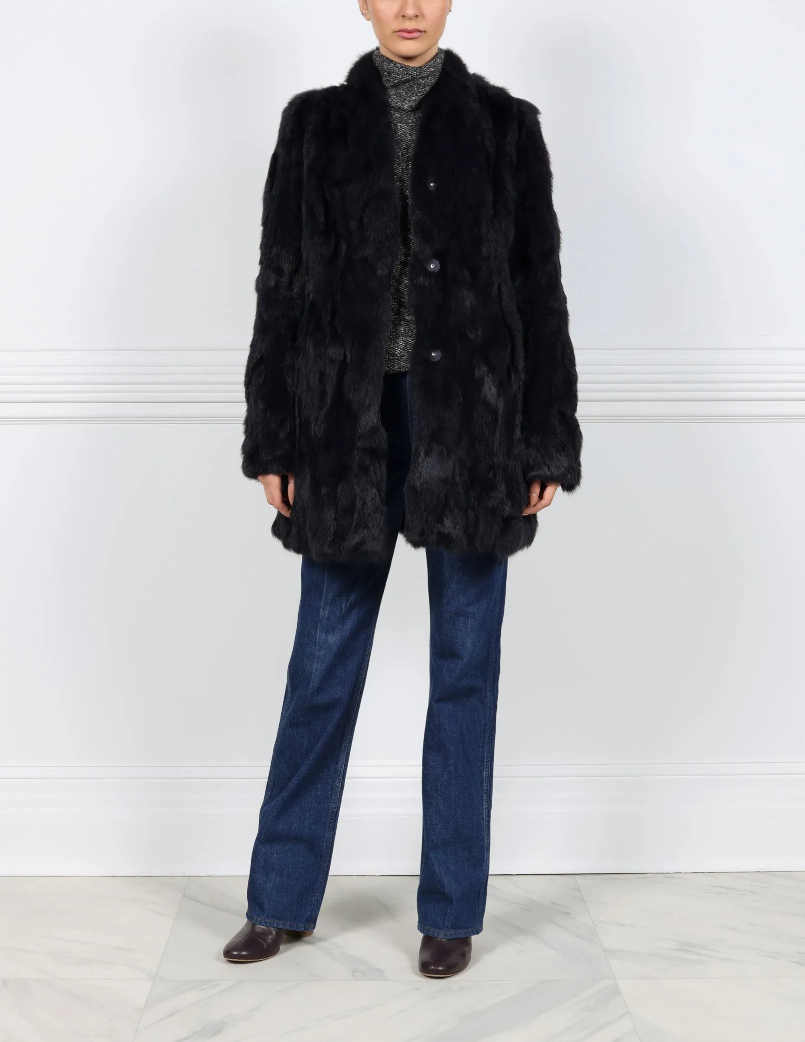 The Josie Upcycled  Fur Coat