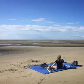 Waterproof Block Colours Picnic Blanket, XXL Size