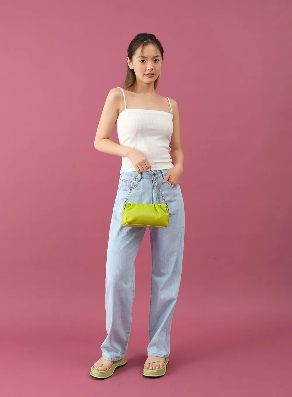 Wide Denim Pants for Summer CM12